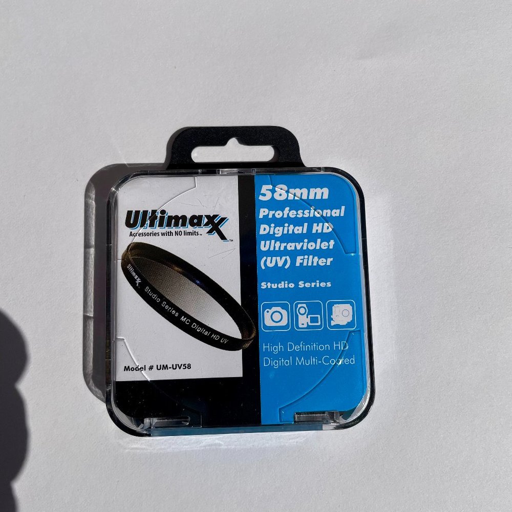 58mm Ultimax Professional Digital HD Ultraviolet (UV) Filter